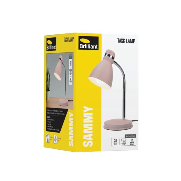 Brilliant Sammy Desk Lamp Pink - Image 3
