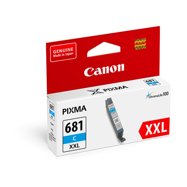Canon CLI681XXL Cyan Ink Cart - Image 2