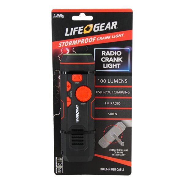 LifeGear USB Radio Crank Lght - Image 2