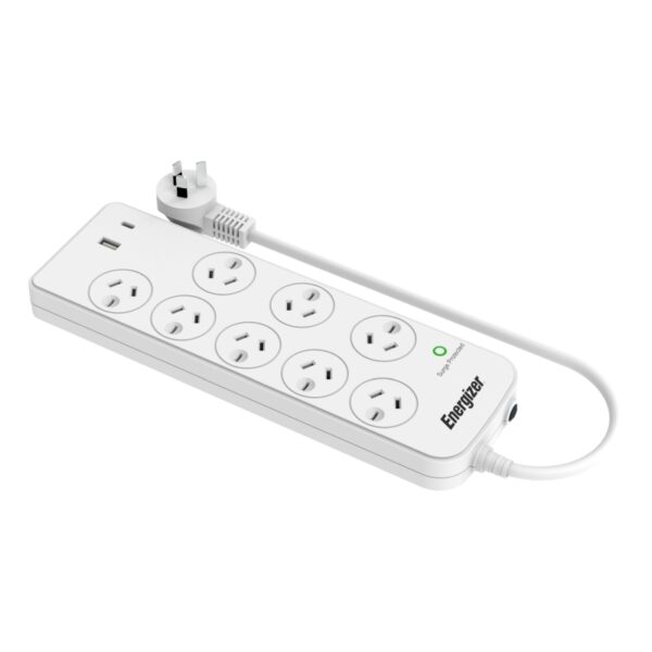 Energizer 8-Port 2-USB Surge - Image 2