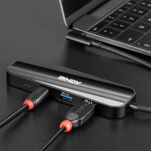Lindy 4 Port USB 3.1 C Hub - Image 4