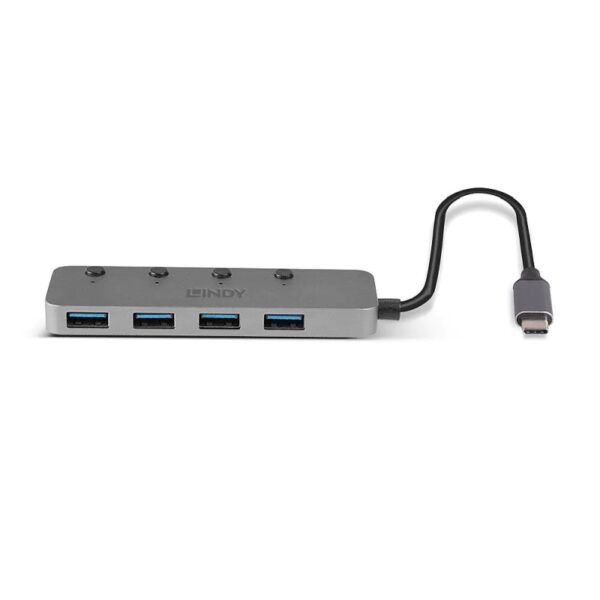 Lindy 4 Port Hub with On/Off - Image 2