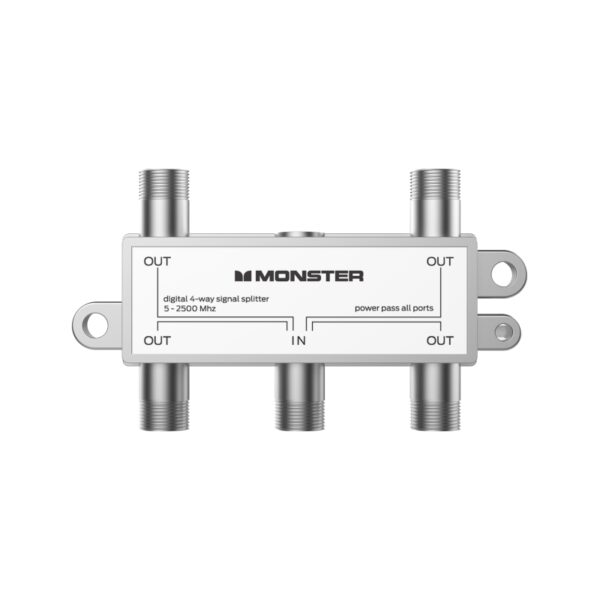 Monster Coax 4 Way Splitter - Image 2